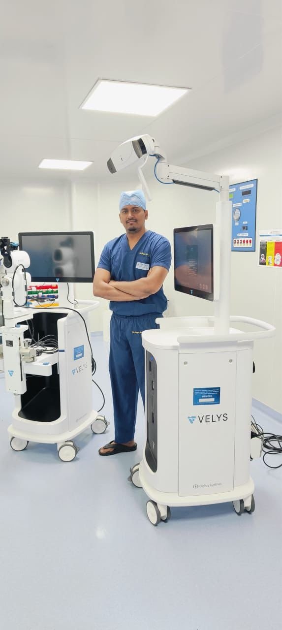 Modern surgical operating theatre